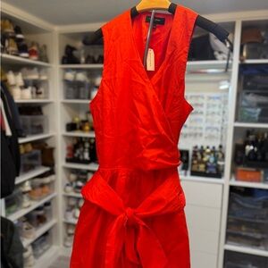 Banana Republic Bold Orange Dress